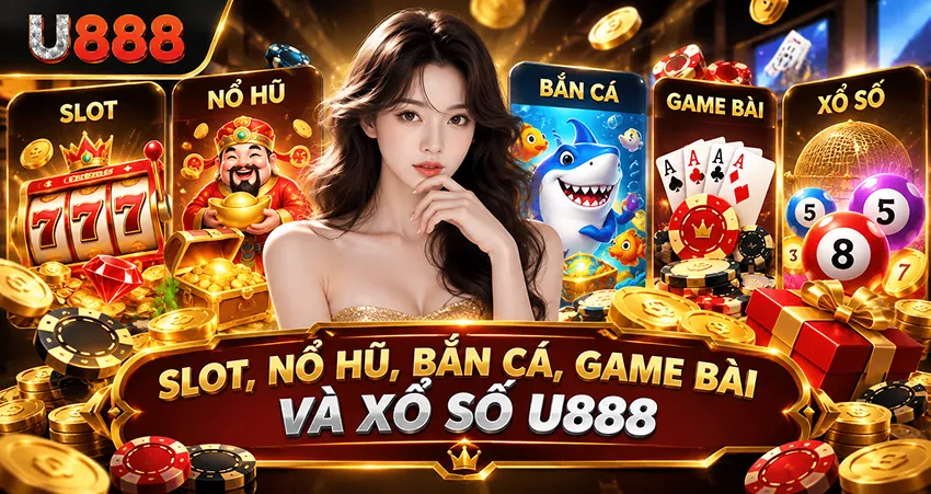 Slot, Nổ Hũ, Bắn Cá, Game Bài Và Xổ Số U888